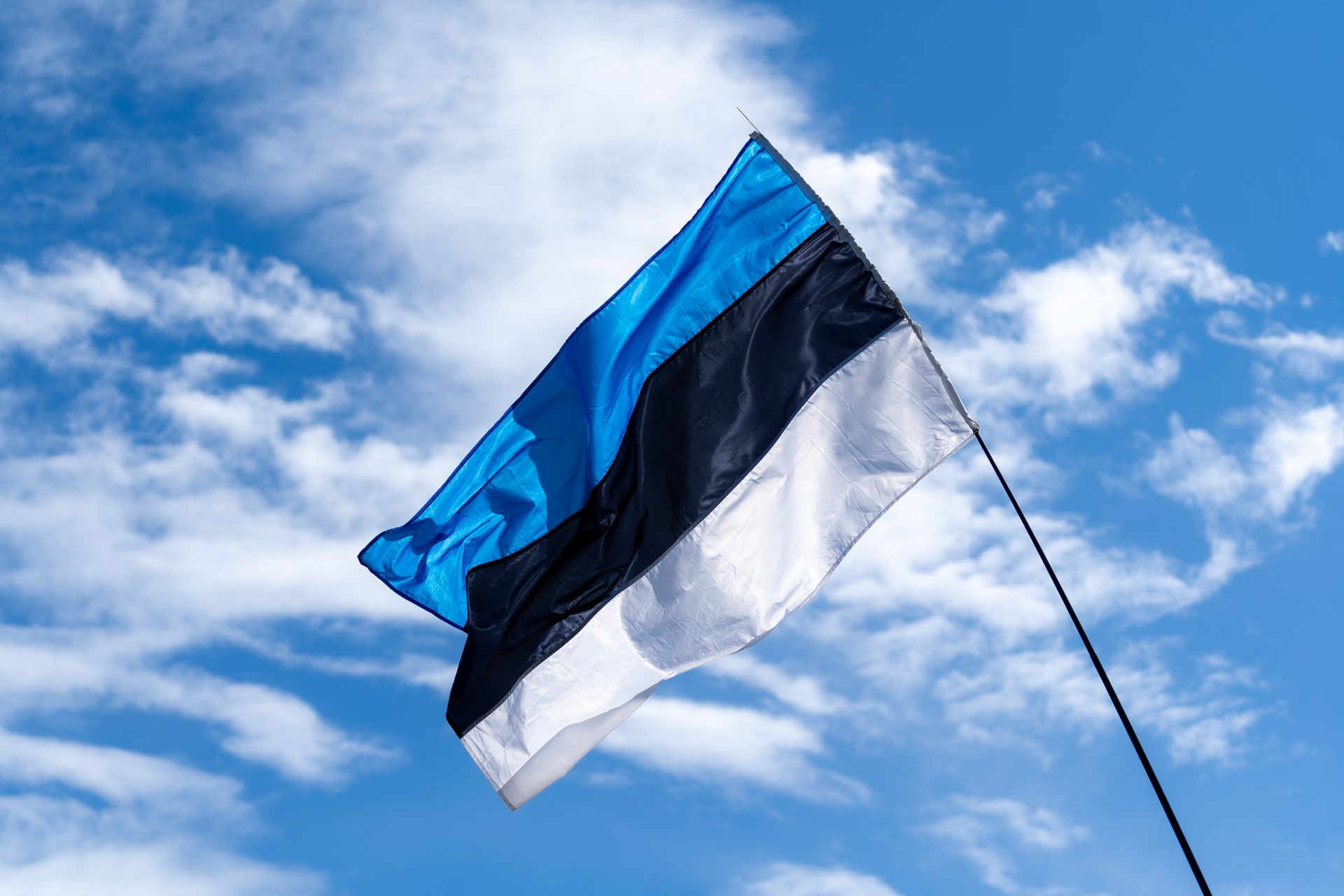 Drapeau de l'Estonie, Photo de Martti Volt / Estoinia Tourism