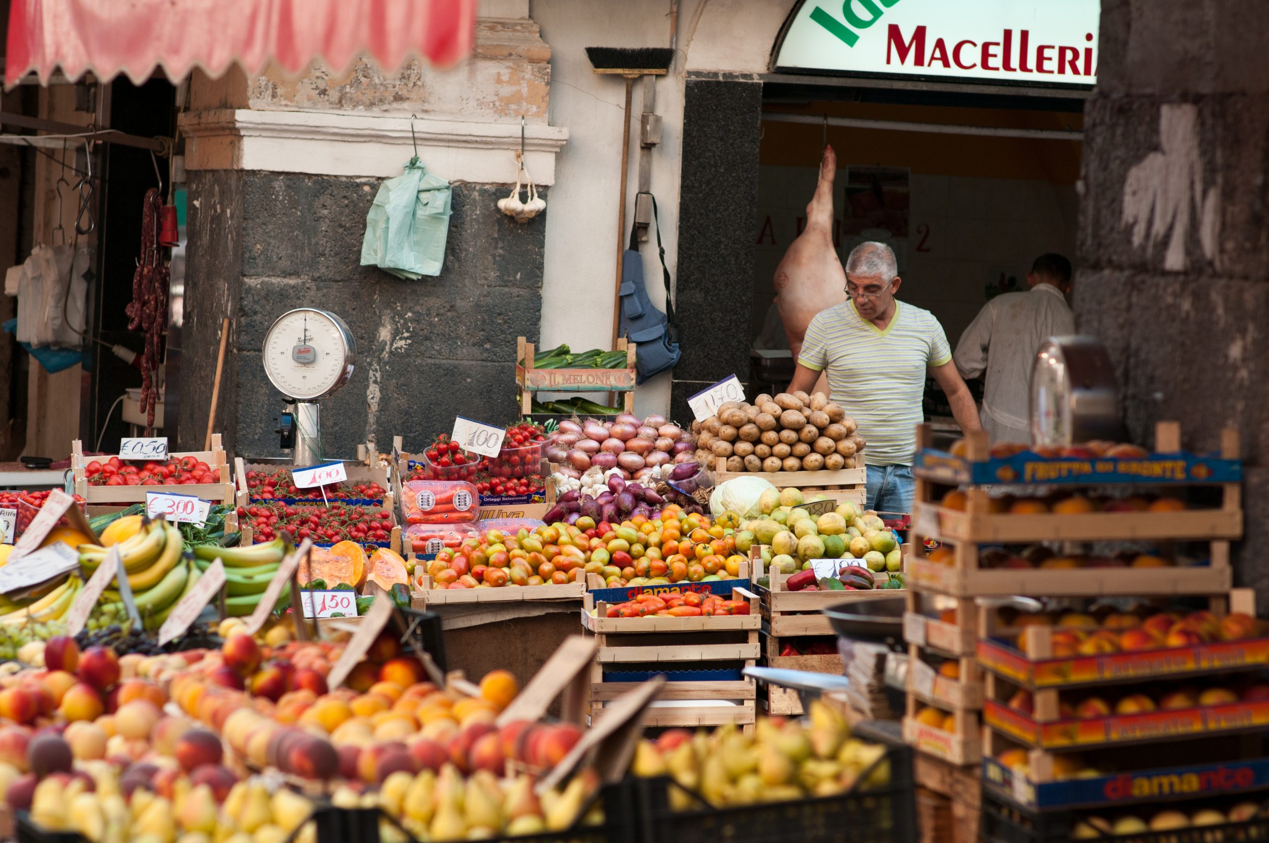 Marché de Catane, photo par Jean-Michel Ducasse