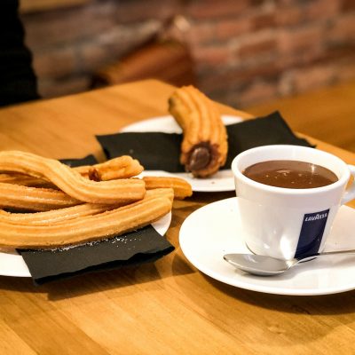Churros con chocolate