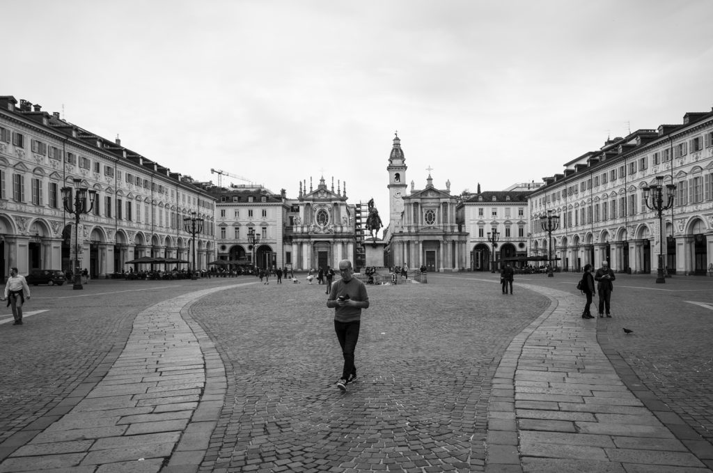 Turin, photo noir et blanc par Jean-Michel Ducasse
