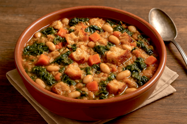 Ribollita (Soupe toscane au pain et aux légumes)
