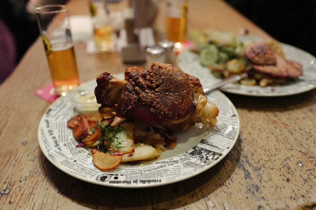 Schweinshaxe (Jarret de porc grillé)